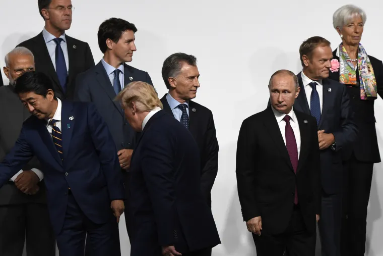 Najmoćniji ljudi svijeta na jednom mjestu: Evo kako izgleda kad se sretnu Trump, Putin, Merkel, May...