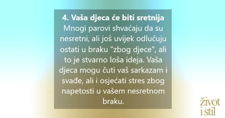 7 razloga za&scaron;to je razvod bolji od lo&scaron;eg braka