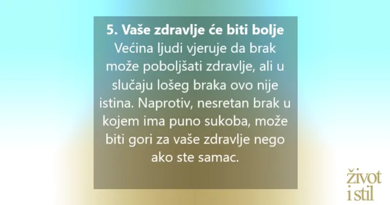 7 razloga za&scaron;to je razvod bolji od lo&scaron;eg braka