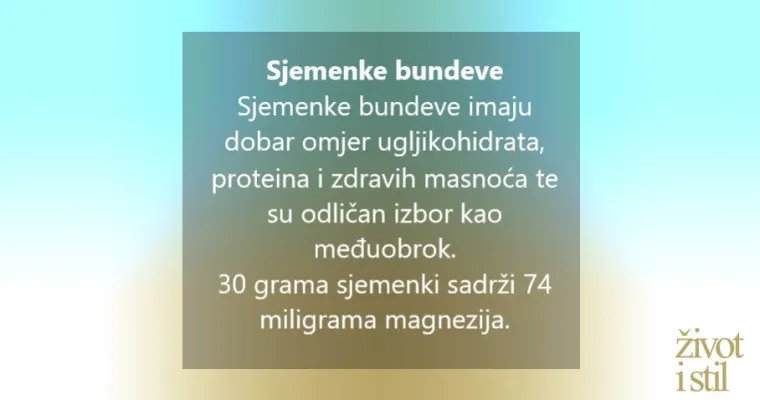 8 namirnica bogatih magnezijem koje bismo trebali redovito jesti