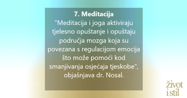 7 važnih stvari koje mogu pomoći kod smanjenja tjeskobe