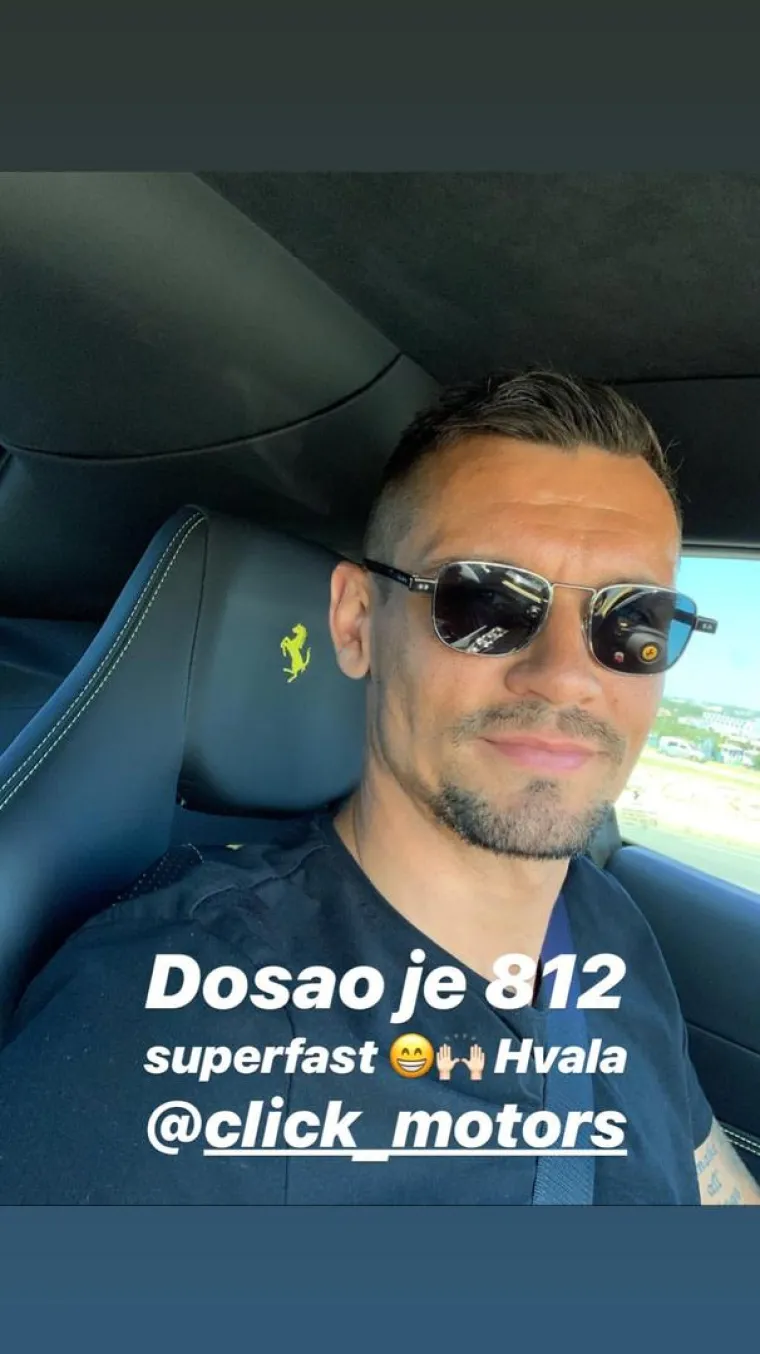 [FOTO] LIJEPO LI JE BITI PRVAK EUROPE: Dejan Lovren pohvalio se novim zvjerskim Ferrarijem, cijena - 'prava sitnica'