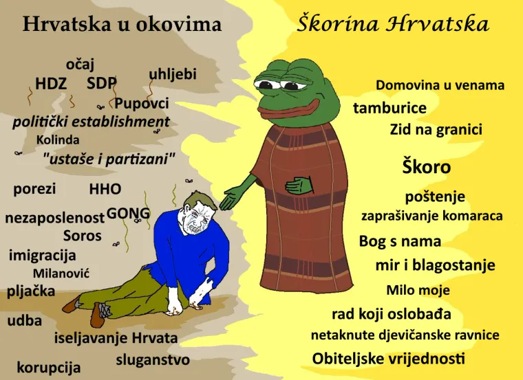 Izgleda da je &Scaron;koro na&scaron; Trump: Ovo su objave stranice koja poku&scaron;ava ratovati s opozicijom koristeći meme