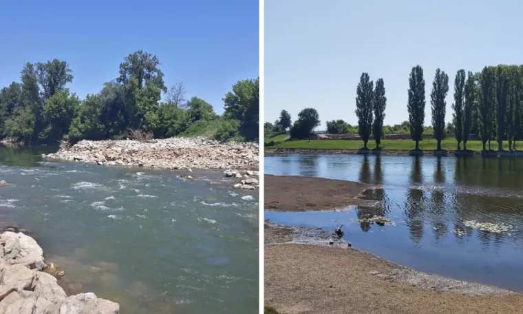 Uru&scaron;ila se brana na Korani: Prije mjesec i pol dana njezina bujica je radila kaos, a sada im pje&scaron;čani sprud