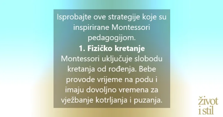Kako smanjiti dječje vrijeme ispred ekrana uz pomoć Montessori pedagogije?