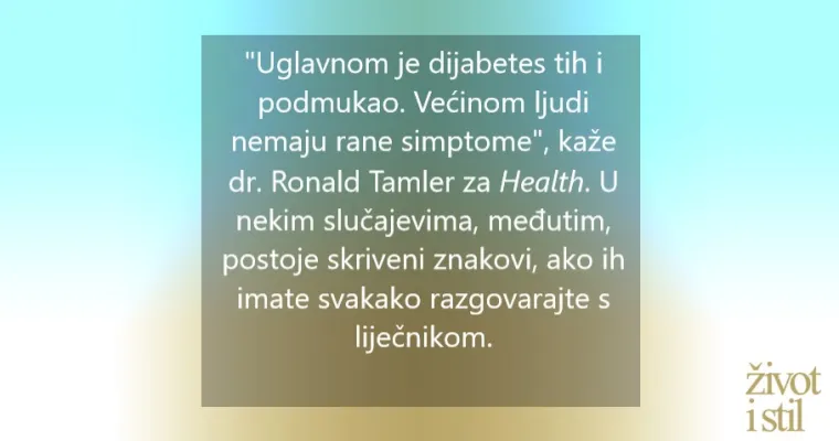5 neobičnih simptoma koji mogu biti rani znakovi dijabetesa