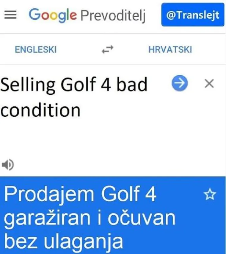 'Translejt' izvlači ono najbolje iz Google Prevoditelja: 'Medicine' je 'rakija', a 'daughter' je 'sine'