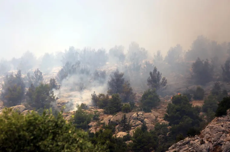 Lokaliziran požar kod Greba&scaron;tice: Vatra je zahvatila pet hektara &scaron;ume. Vatrogasci su jo&scaron; na terenu