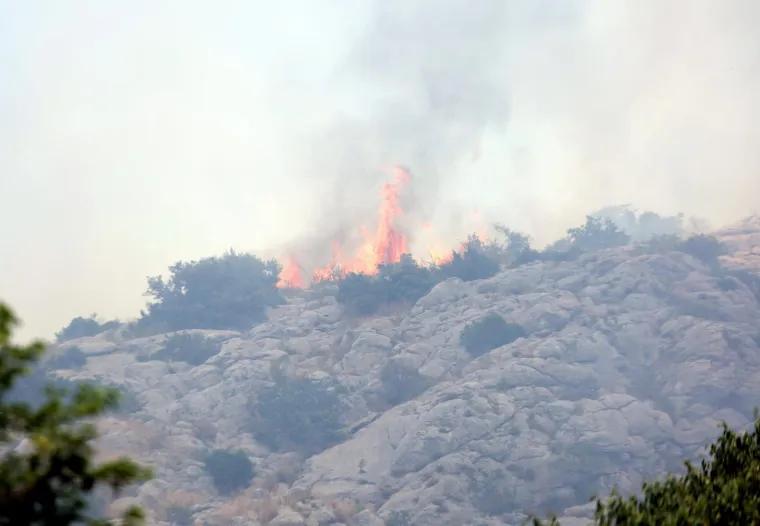 Lokaliziran požar kod Greba&scaron;tice: Vatra je zahvatila pet hektara &scaron;ume. Vatrogasci su jo&scaron; na terenu