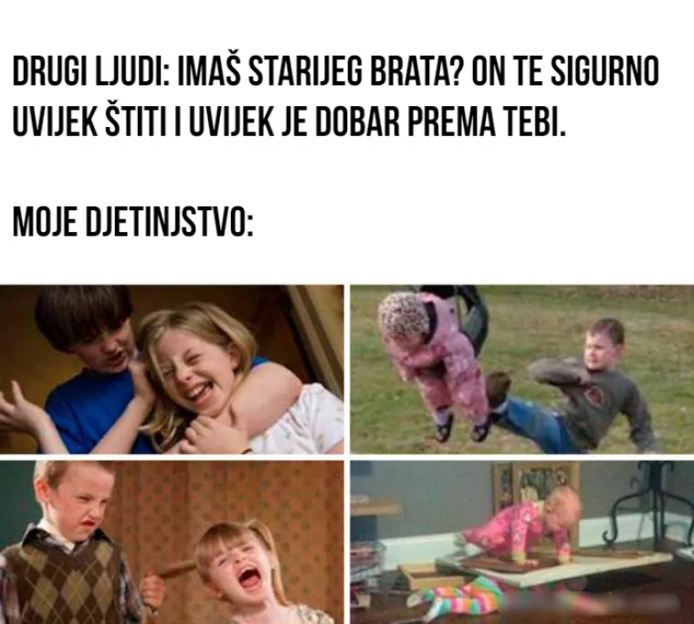 15 mema koji će razumjeti oni koji su bili te (ne)sreće da imaju brata ili sestru