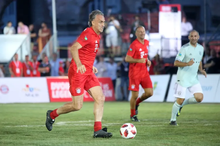 Hrvatske i Bayernove nogometne legende priredile povijesni spektakl u Areni