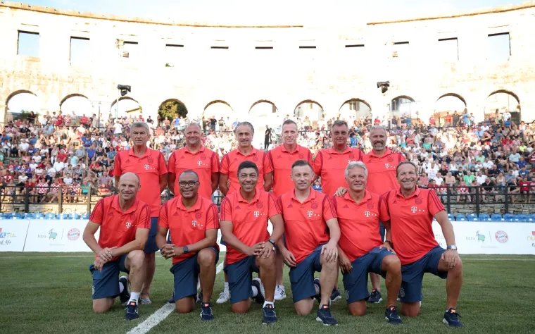 Hrvatske i Bayernove nogometne legende priredile povijesni spektakl u Areni