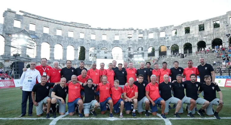 Hrvatske i Bayernove nogometne legende priredile povijesni spektakl u Areni