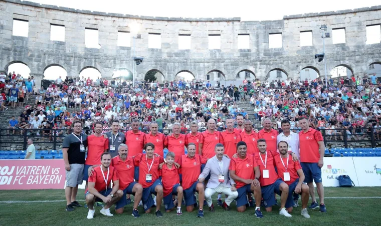 Hrvatske i Bayernove nogometne legende priredile povijesni spektakl u Areni