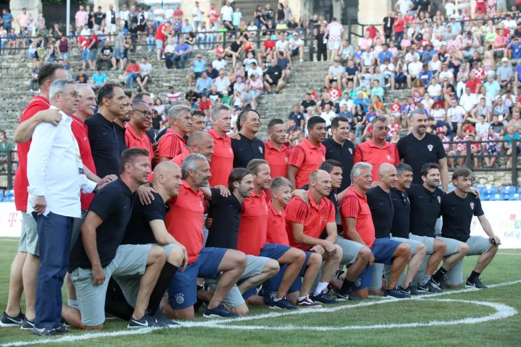 Hrvatske i Bayernove nogometne legende priredile povijesni spektakl u Areni