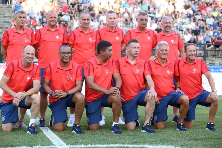 Hrvatske i Bayernove nogometne legende priredile povijesni spektakl u Areni