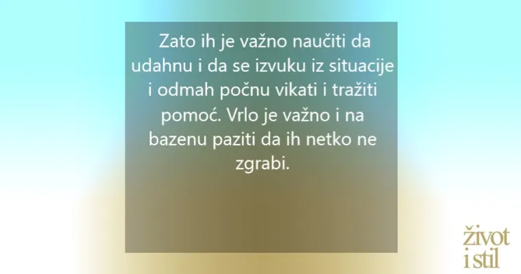 Savjeti stručnjakinje za nesreće i utapanja postali su viralni hit među roditeljima