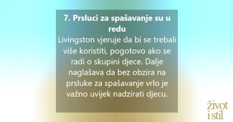 Savjeti stručnjakinje za nesreće i utapanja postali su viralni hit među roditeljima