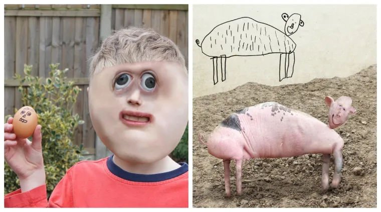 Ovaj tata pretvara crteže svog sina u stvarna bića koristeći magiju Photoshopa