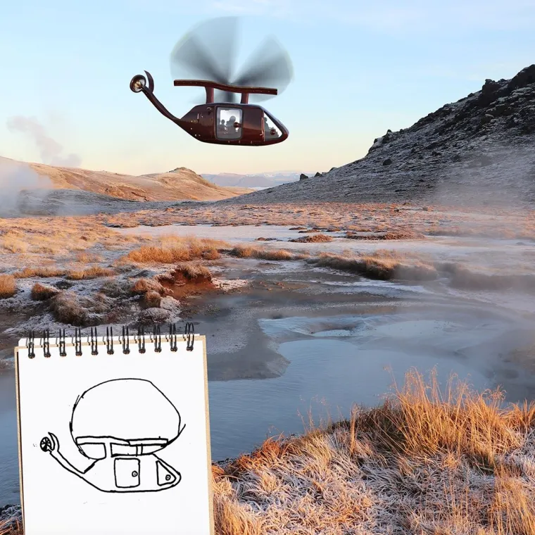 Ovaj tata pretvara crteže svog sina u stvarna bića koristeći magiju Photoshopa