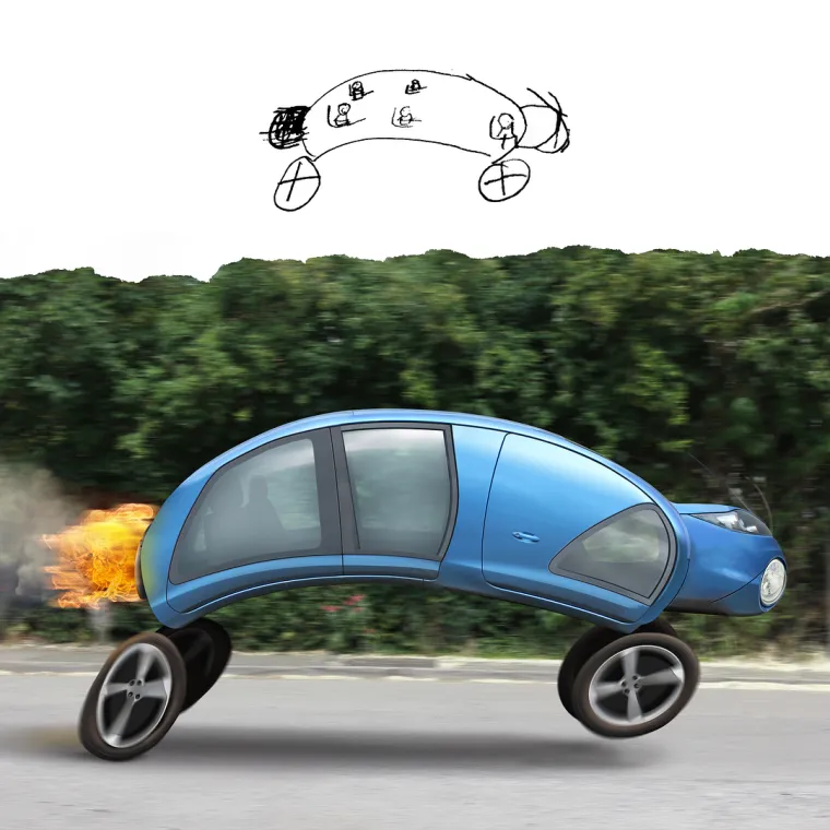 Ovaj tata pretvara crteže svog sina u stvarna bića koristeći magiju Photoshopa