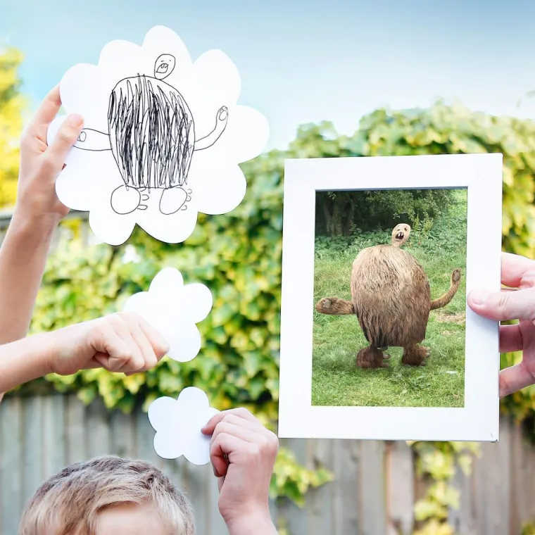 Ovaj tata pretvara crteže svog sina u stvarna bića koristeći magiju Photoshopa