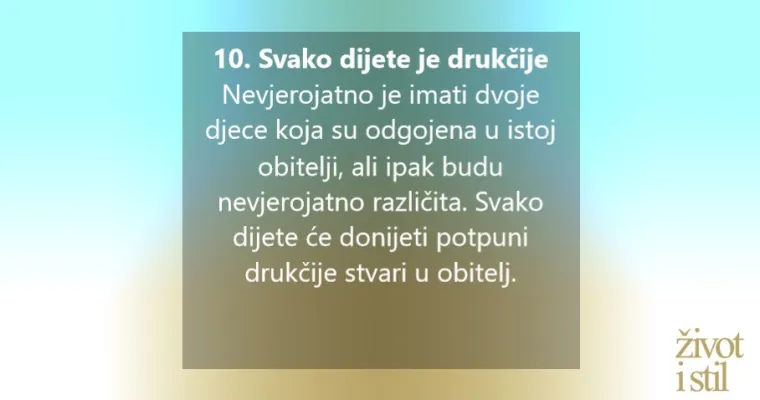 10 stvari koje roditelji mogu naučiti tek kada dobiju drugo dijete
