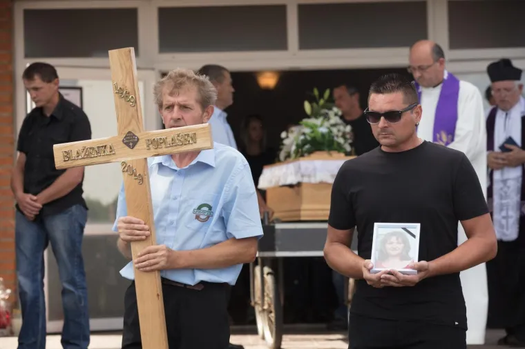 POKOP UBIJENE SOCIJALNE RADNICE BLAŽENKE POPLAŠEN: Ubojica doveden na Županijski sud u Osijeku