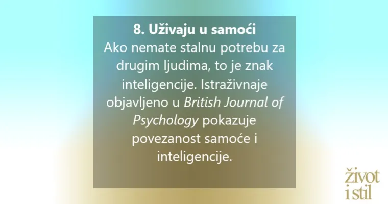 9 znakova da ste inteligentniji nego što mislite