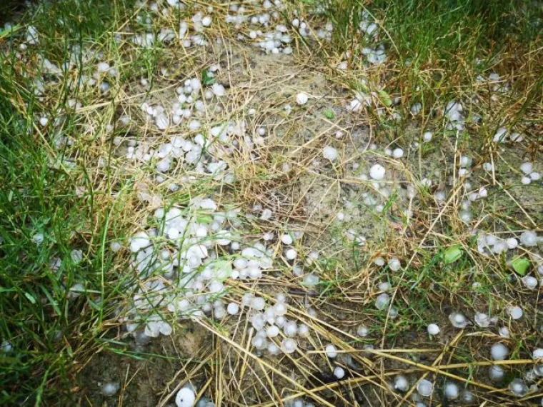 Zagorje ponovno poharala tuča: Padala je dobrih 10 minuta, a bila je veličine lje&scaron;njaka!