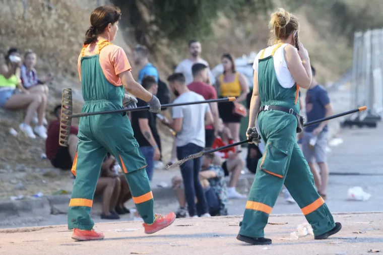 Zavr&scaron;ena je prva večer Ultra Europe festivala. Photo: Ivo Cagalj/PIXSELL