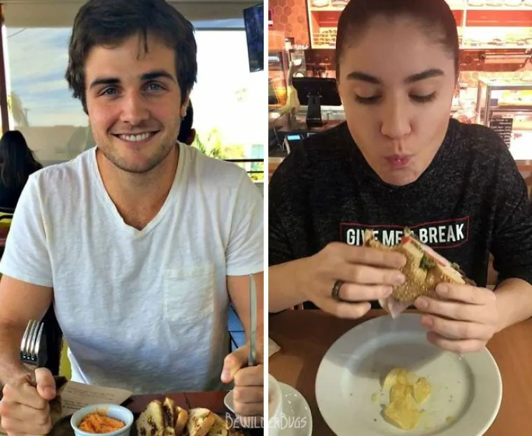 Urnebesne usporedbe iz viralnog izazova 'Kako mene dečko slika i kako ja slikam njega'