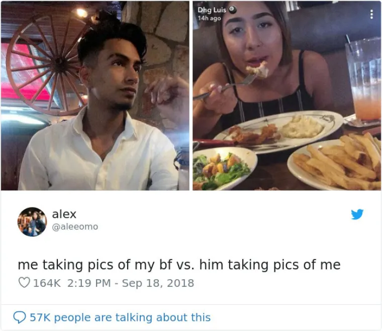 Urnebesne usporedbe iz viralnog izazova 'Kako mene dečko slika i kako ja slikam njega'