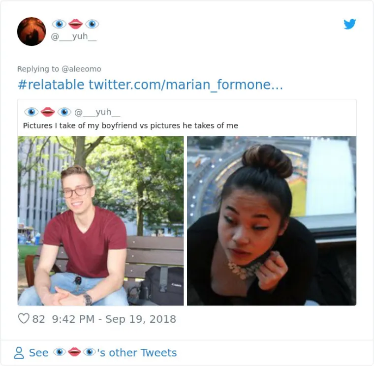 Urnebesne usporedbe iz viralnog izazova 'Kako mene dečko slika i kako ja slikam njega'