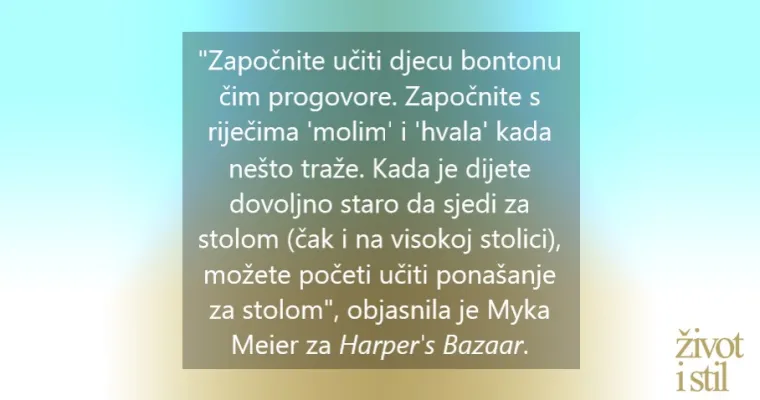 20 pravila lijepog ponašanja koje svako dijete treba znati