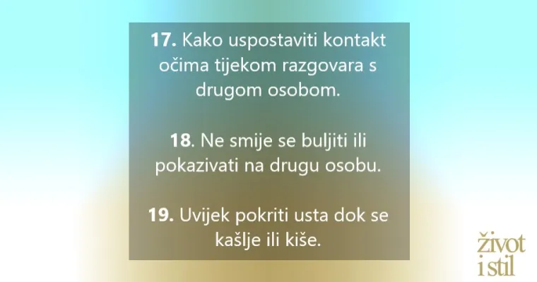 20 pravila lijepog ponašanja koje svako dijete treba znati