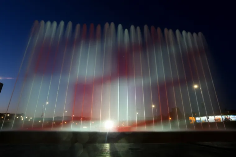 Bandićeve fontane zasvijetlile u znaku Vatrenih