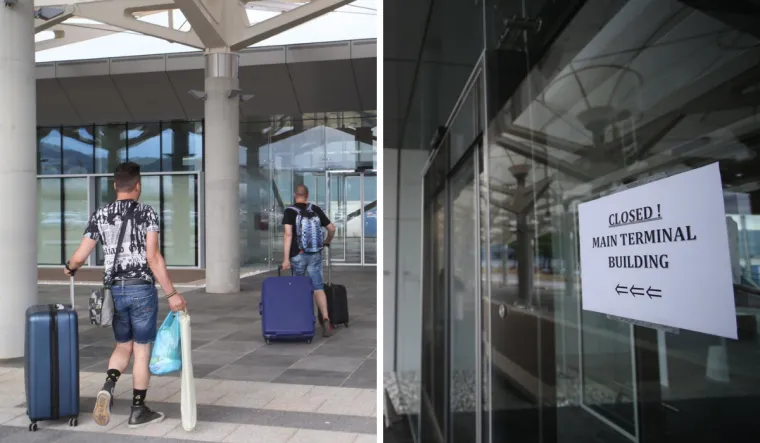 Iznenađenje za putnike: U subotu je novi terminal zračne luke Split otvoren, a onda ih dočekao natpis 'zatvoreno'