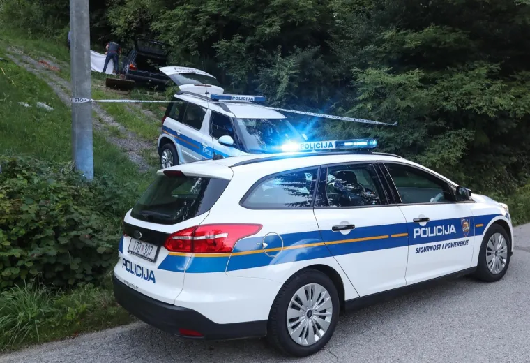 15.07.2019. Veliko Trgovišće - U mjestu Družilovec u dvorištu je vozilom pregažena 77-godišnja hrvatska državljanka, koja je na mjestu događaja smrtno stradala. Foto: Robert Anić/PIXSELL