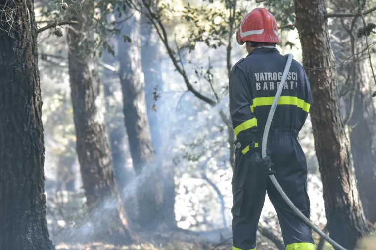 PLANUO VELIKI POŽAR U BLIZINI PLAŽE ZRĆE: Vatrogasci ga jutros stavili pod kontrolu