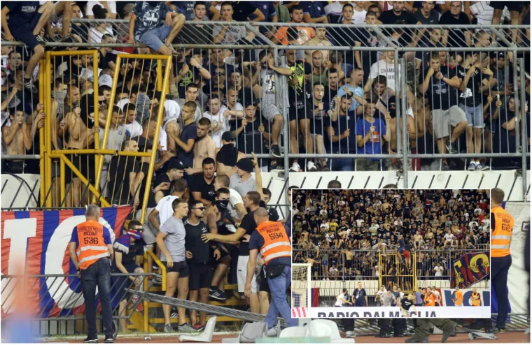 STRAVA I UŽAS: Ovako je to izgledalo nakon povijesne blamaže Hajduka; situacija je u jednom trenutku izmaknula kontroli