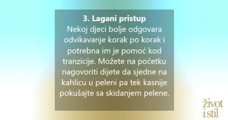 8 trikova koji vam mogu pomoći da dijete lakše odviknete od pelena