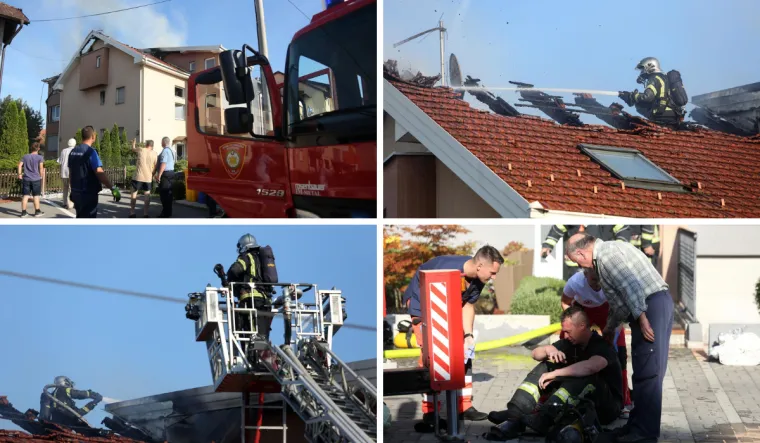 Tuga u Velikoj Gorici: Mladi vatrogasac poginuo dok je gasio požar na krovi&scaron;tu kuće