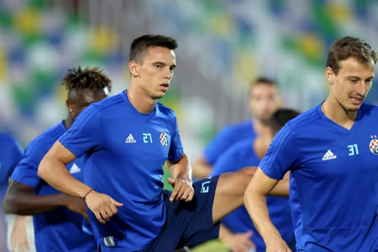 22.07.2019., stadion Mikheil Meskhi, Gruzija, Tbilisi - Trening GNK Dinama pred sutrasnju utakmicu 2. pretkola UEFA Lige prvaka, FC Saburtalo - GNK Dinamo.  Nikola Moro. 
Photo: Luka Stanzl/PIXSELL
