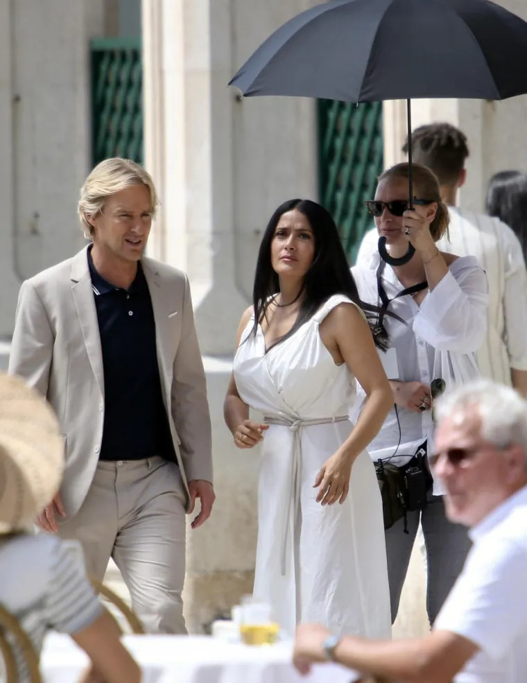 SNIMANJE FILMA U SPLITU U PUNOM JEKU: Salma Hayek i Owen Wilson već su odradili prve zajedničke scene