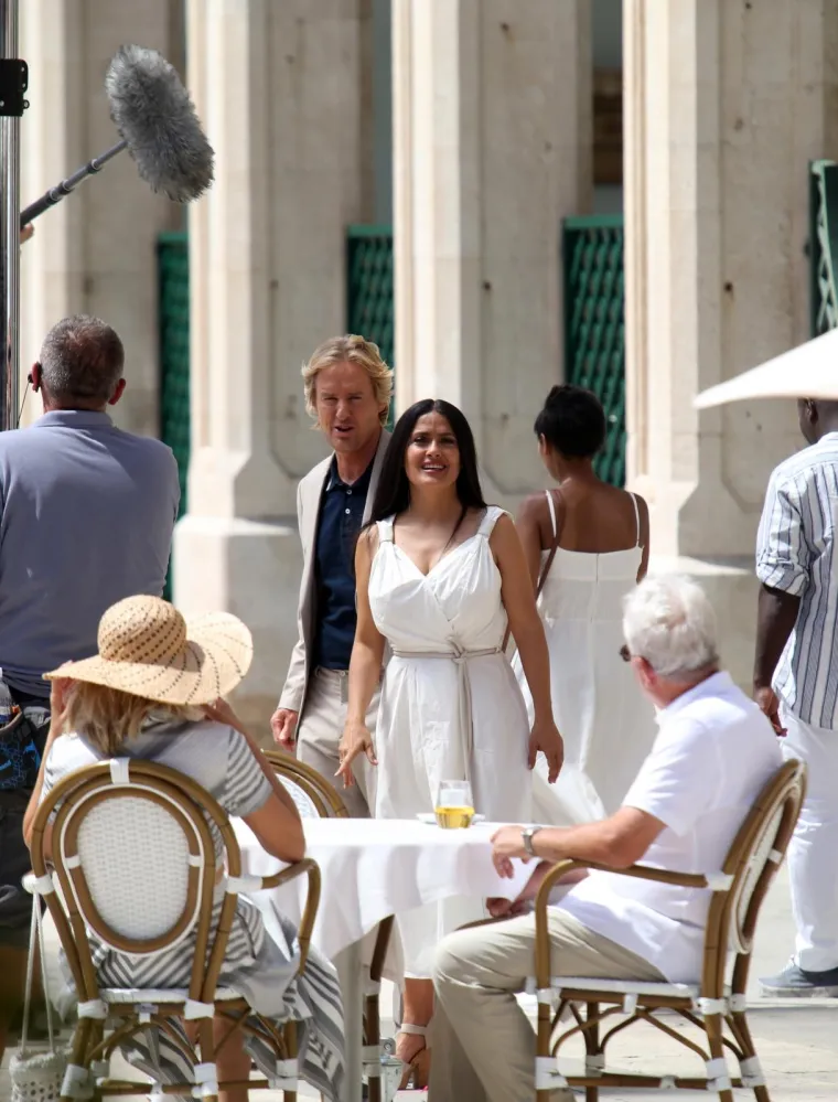 SNIMANJE FILMA U SPLITU U PUNOM JEKU: Salma Hayek i Owen Wilson već su odradili prve zajedničke scene