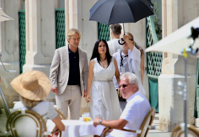SNIMANJE FILMA U SPLITU U PUNOM JEKU: Salma Hayek i Owen Wilson već su odradili prve zajedničke scene