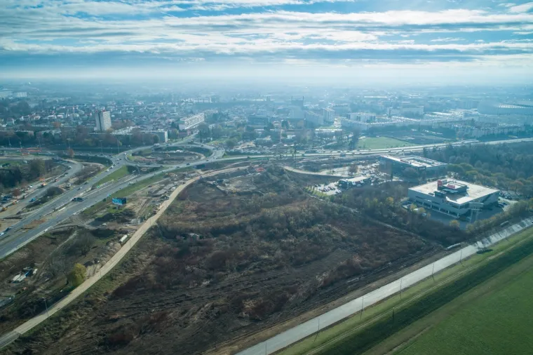 Radovi na pristupnim cestama oko rotora prije njegova zatvaranja 2018. godine zbog rekonstrukcije