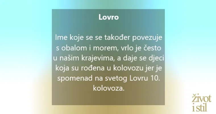 10 posebnih dječjih imena inspiriranih ljetom, morem i suncem