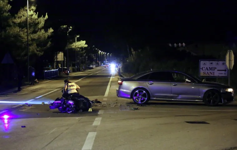 U prometnoj nesreći kod &Scaron;ibenika poginuo motociklist